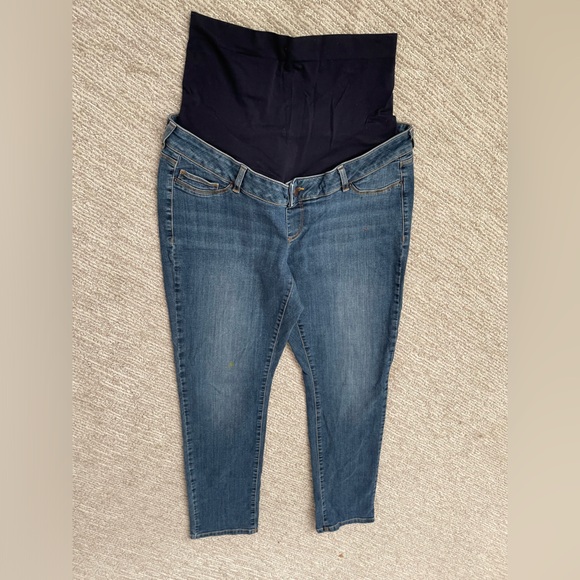 Seraphine straight cut maternity jeans, size 10 - Picture 4 of 6